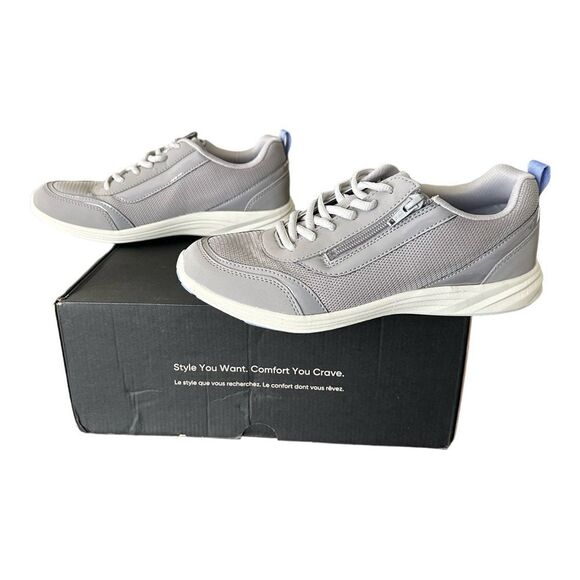 Vionic Cassis Light Grey Like New Women’s Supportive Active Shoes Sneakers 9M - Picture 4 of 9